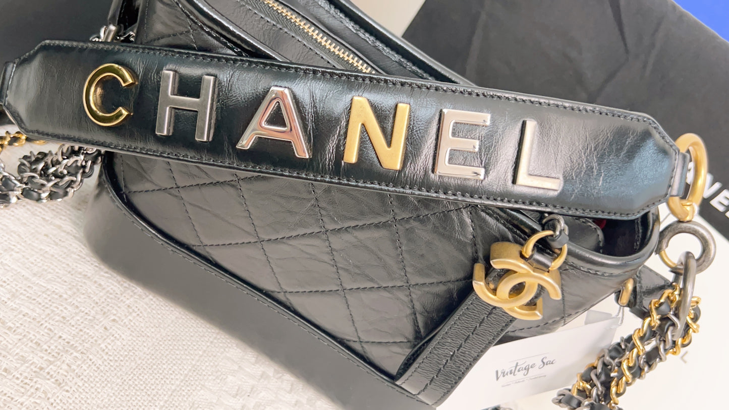 Chanel Black Small Gabrielle Handle