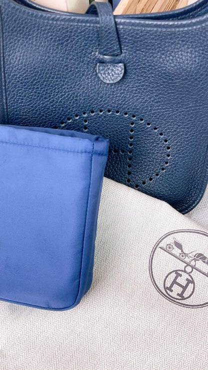 Hermes Bleu Nuit Mini Evelyn