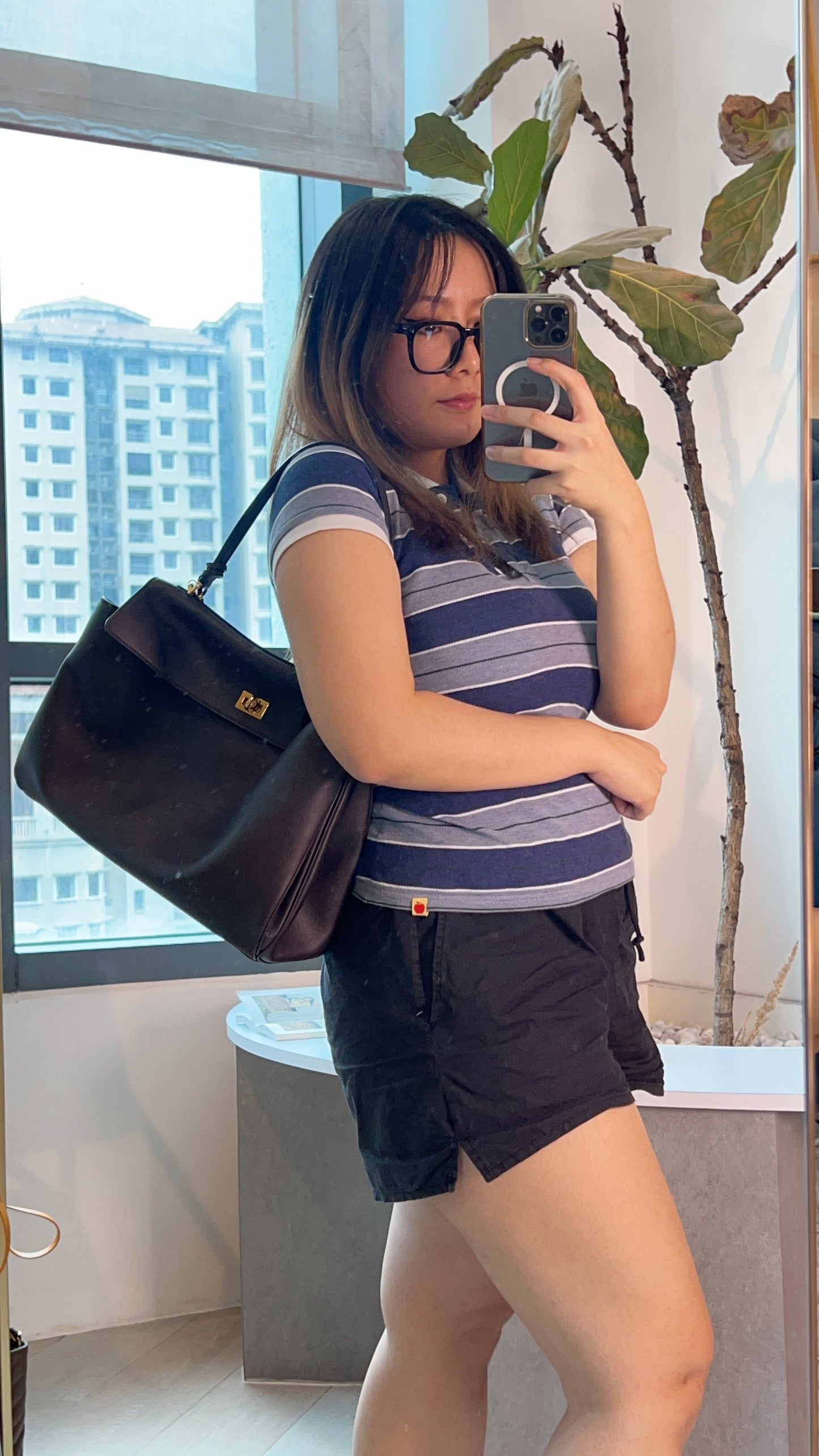 Balenciaga Dark Brown Rodeo MM