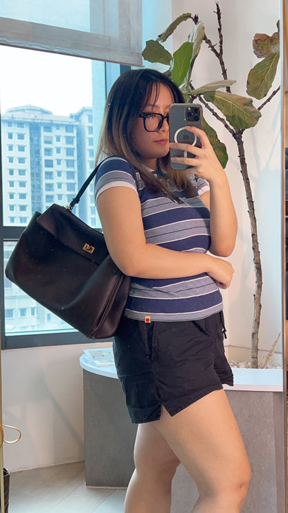 Balenciaga Dark Brown Rodeo MM