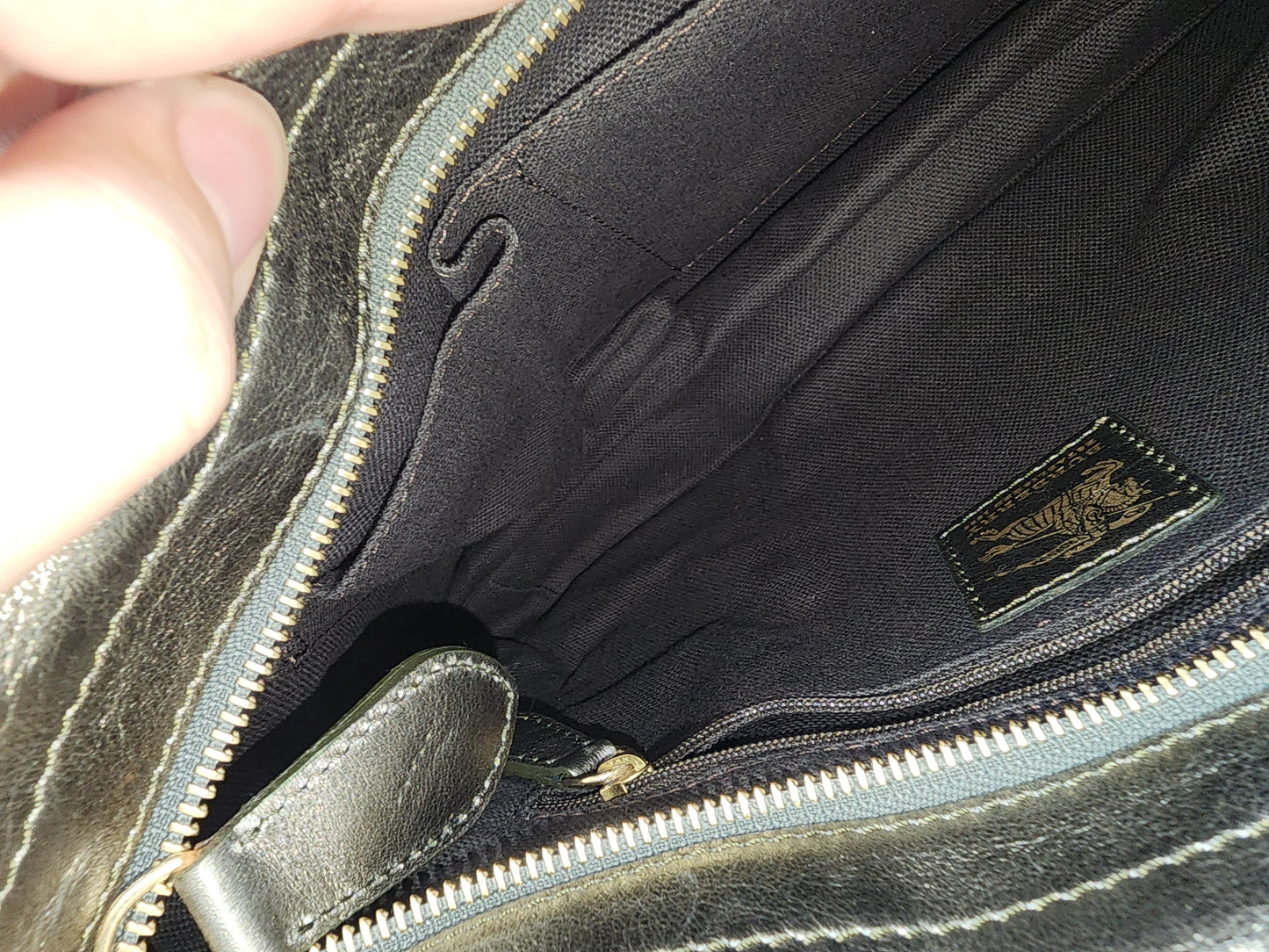 Burberry Beige Haymarket Check Shoulder Bag