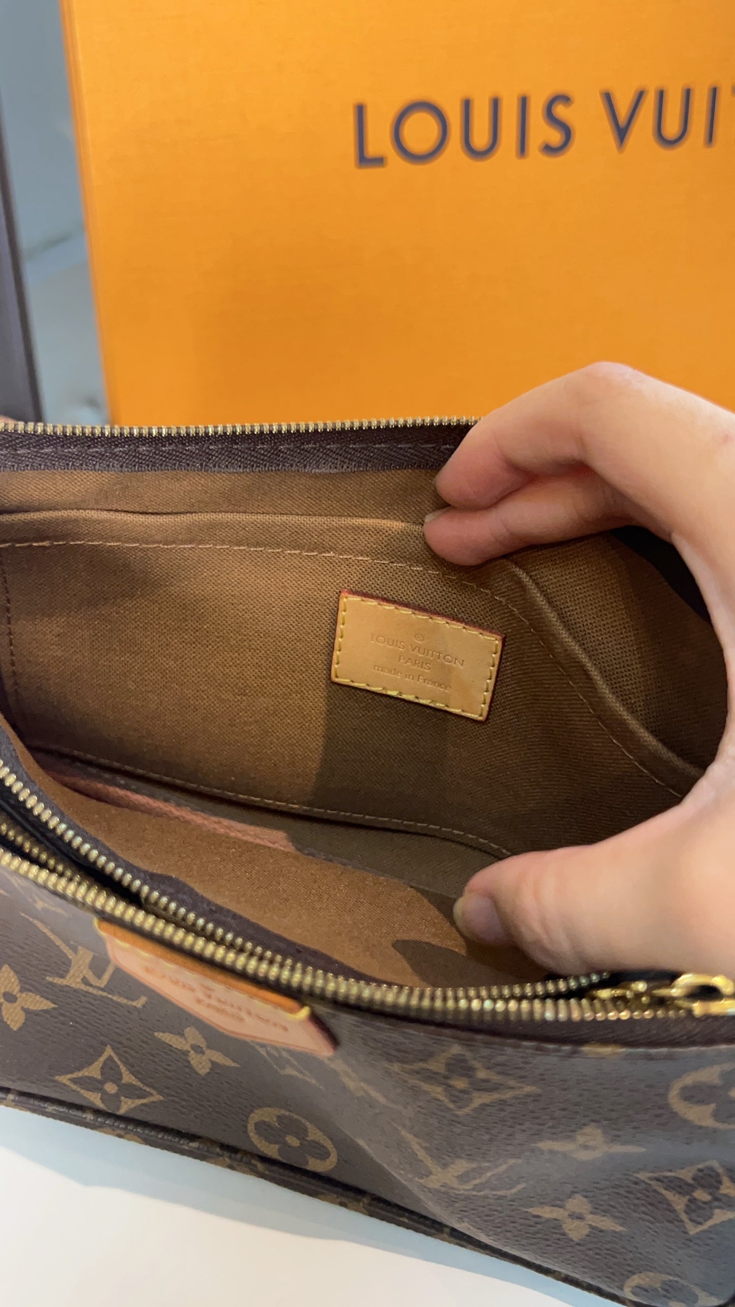 LV Monogram Rose Pink Multi Pochette