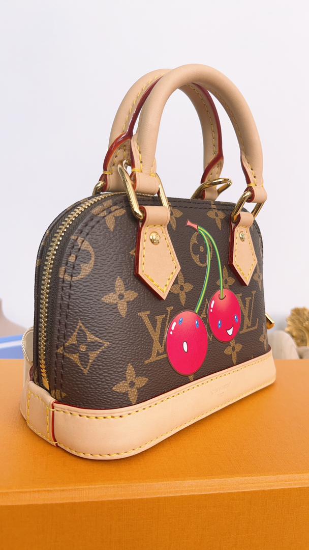 LV Monogram Nano Alma Cerise