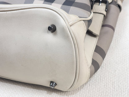 Burberry Smoked Check Walder Hobo Bag