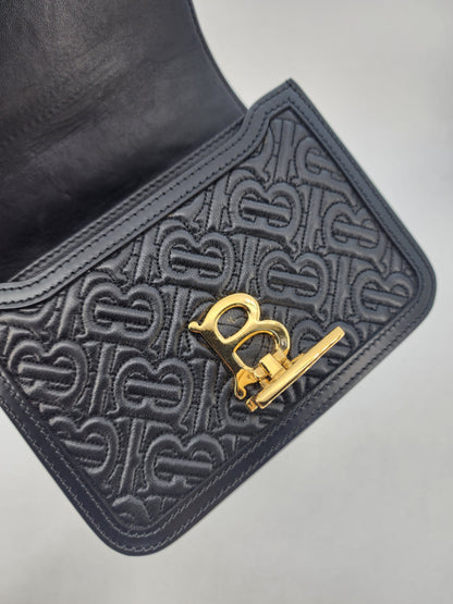 Burberry Mini TB Quilted Crossbody Black