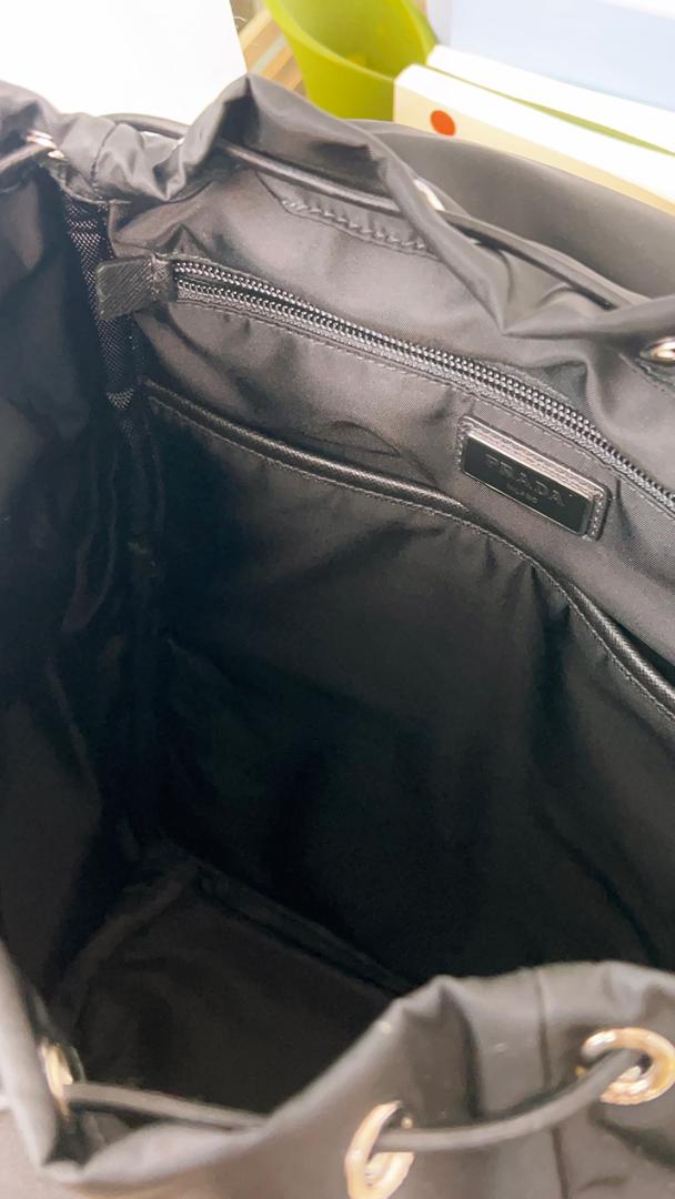 Prada Black Nylon Backpack