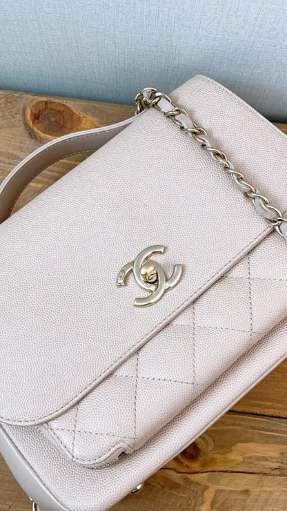 Chanel Pink Caviar Small Business Affinity Ghw