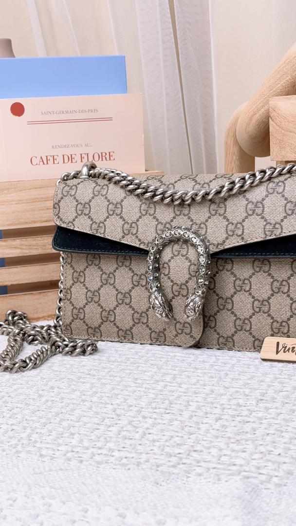 Gucci Supreme Canvas Dionysus Bag