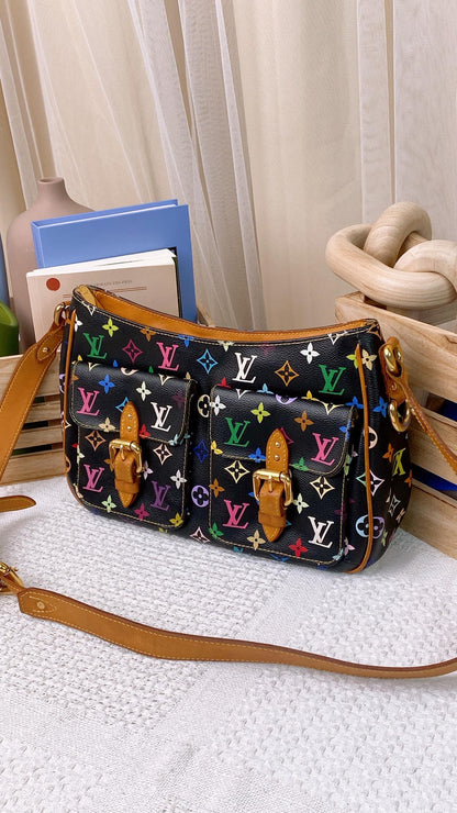 LV Black Multicolour Lodge GM