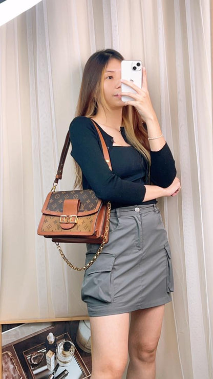 Louis Vuitton Reverse Monogram Dauphine MM