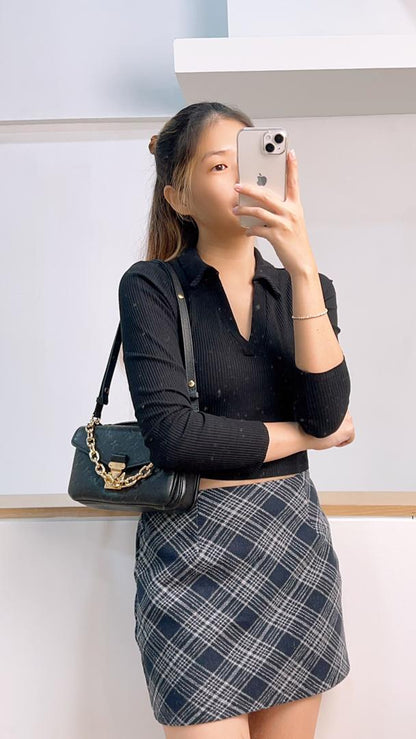 LV Black Monogram Empreinte Pochette Metis East West