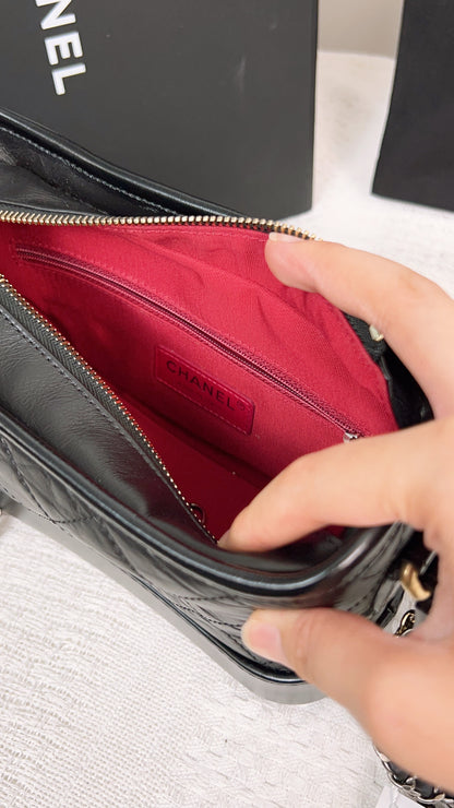 Chanel Black Small Gabrielle Handle