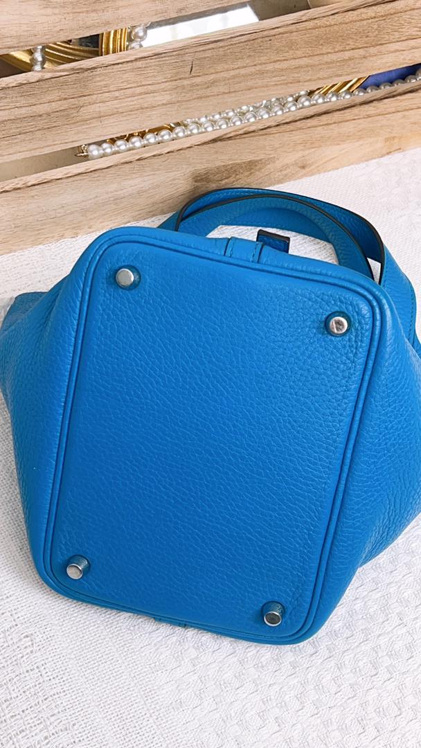 Hermes Blue Picotin 18 (Phw)