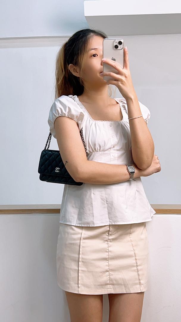 Chanel Black Caviar Turnlock CC WOC (SHW)