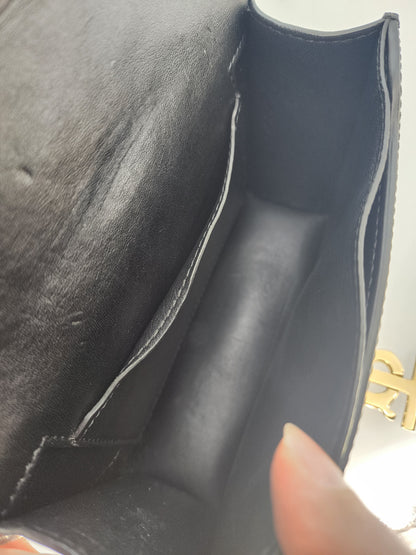 Burberry Mini TB Quilted Crossbody Black