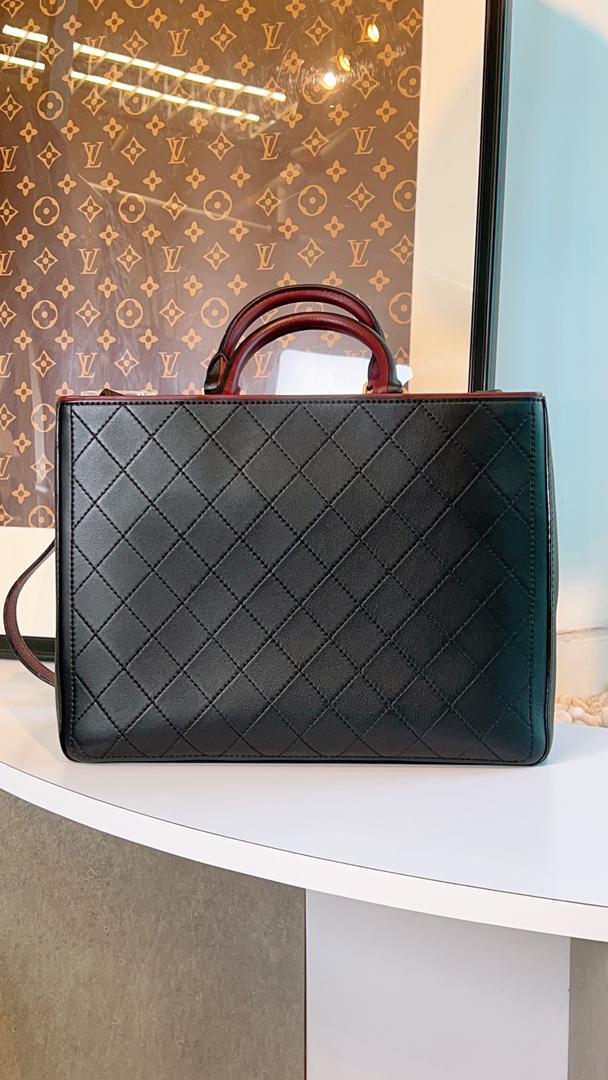 Chanel Cerf Executive Tote in Black Caviar (GHW)