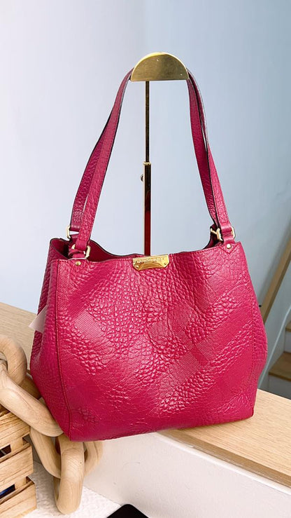 Burberry Purple Small Cantorbury Tote