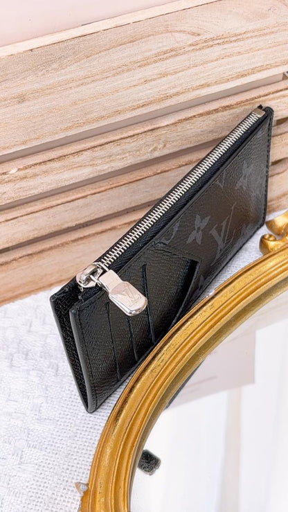 LV Monogram Eclipse Coin Card Wallet