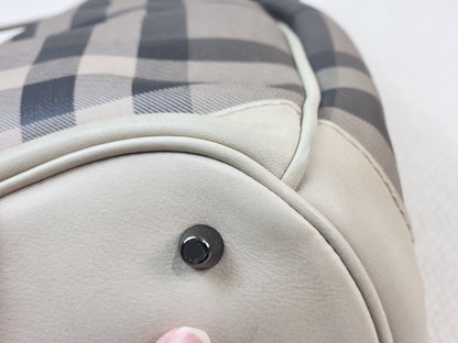 Burberry Smoked Check Walder Hobo Bag