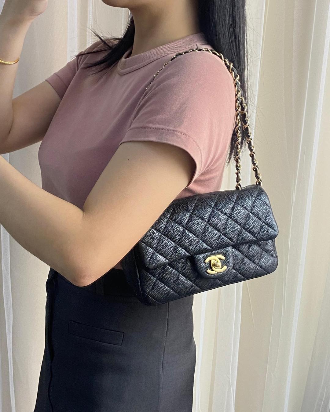 Handbag Chanel Rectangular Mini Price Mini Square Chanel