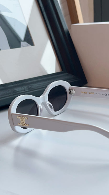 Celine Marble White Triomphe Sunglasses