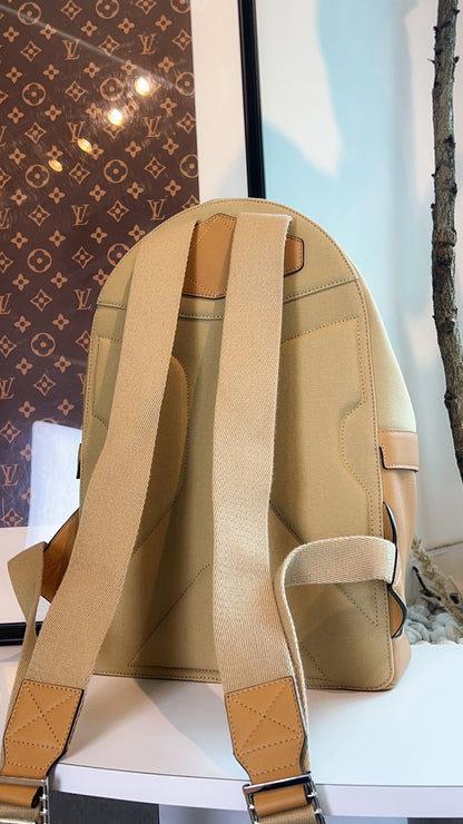 Loewe Beige Canvas Backpack