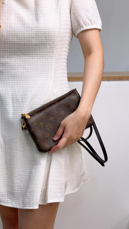 Louis Vuitton Reverse Monogram Double Zip Pochette
