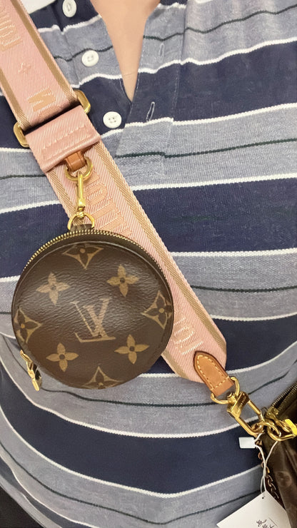 LV Monogram Rose Pink Multi Pochette