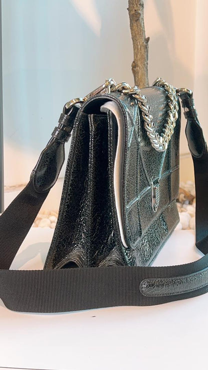 Dior Black Diorama Satchel Bag