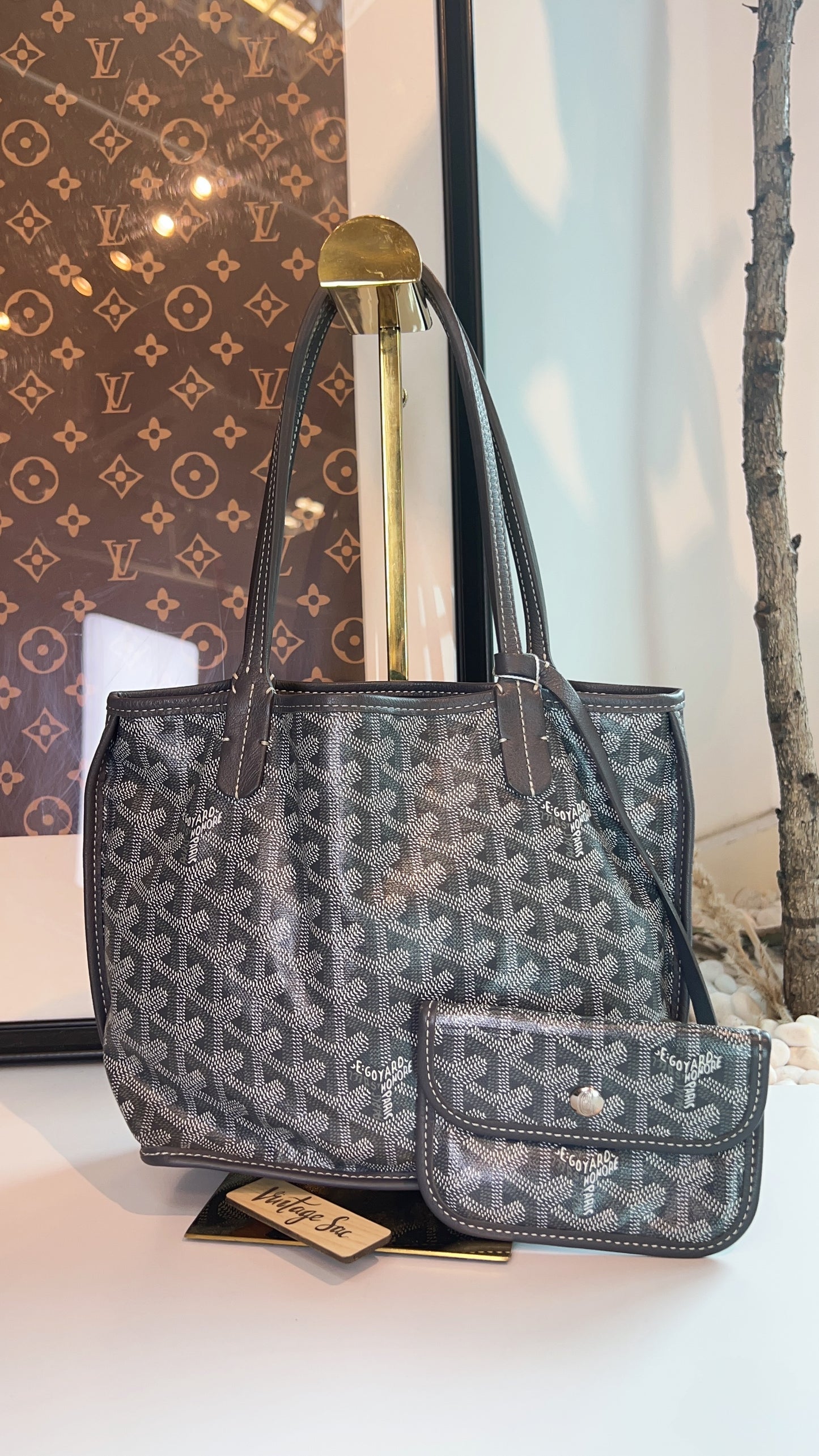 Goyard Grey Mini Anjou