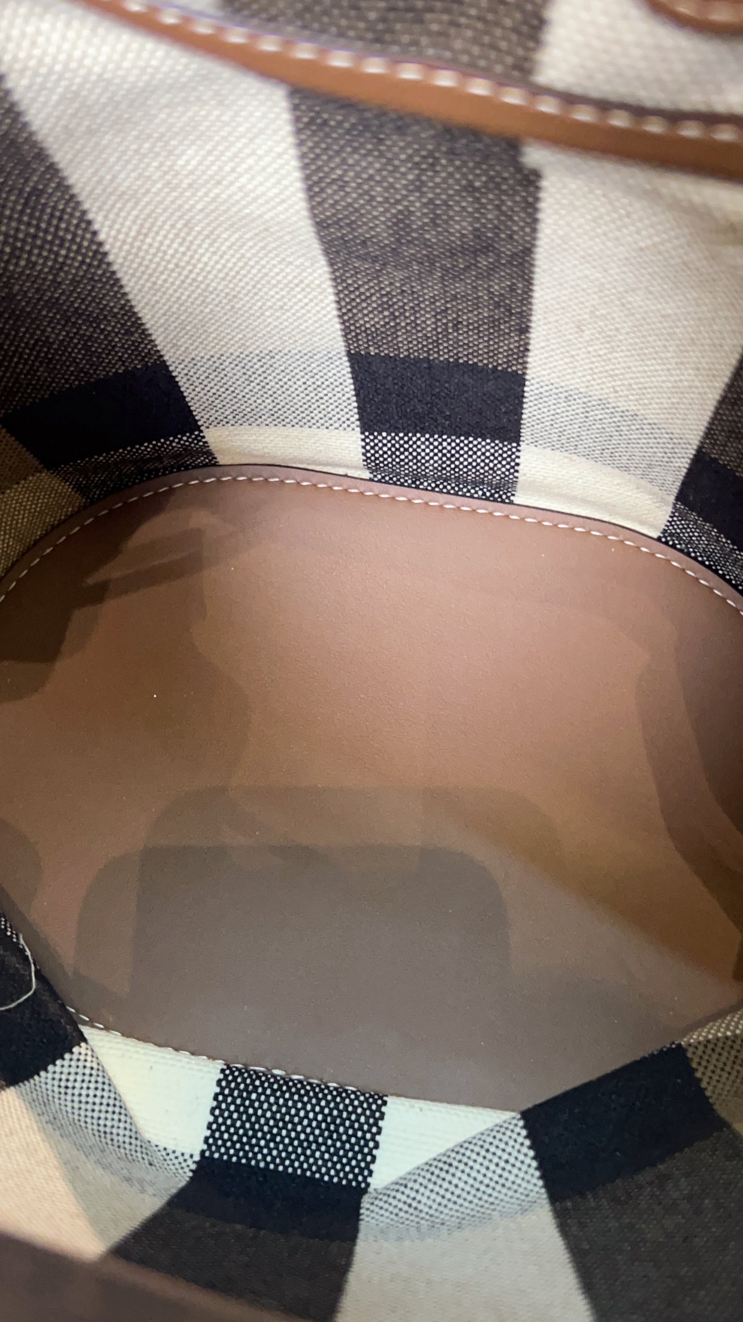 Burberry Canvas Bucket Bag