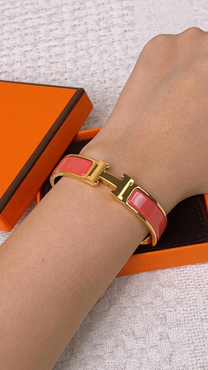 Hermes Gold Clic H Pm Bracelet
