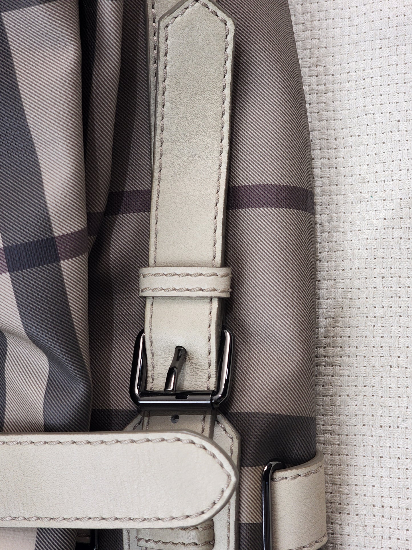 Burberry Smoked Check Walder Hobo Bag