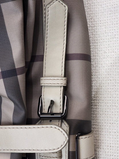 Burberry Smoked Check Walder Hobo Bag