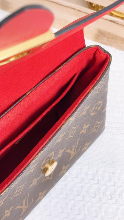 Louis Vuitton Monogram Red Locky BB