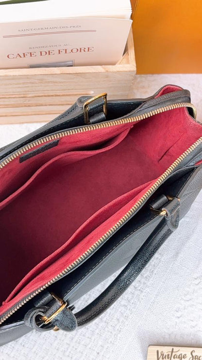 Louis Vuitton Black Empreinte Petit Palais