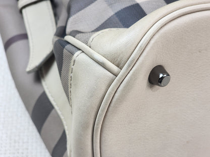 Burberry Smoked Check Walder Hobo Bag