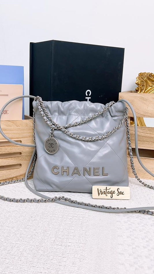 Chanel Grey Mini 22 (Phw)