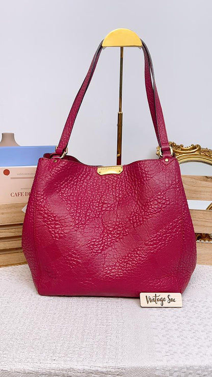 Burberry Purple Small Cantorbury Tote