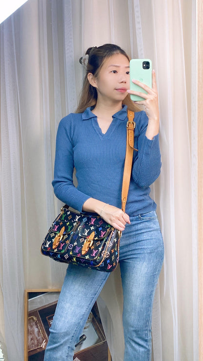 LV Black Multicolour Lodge GM