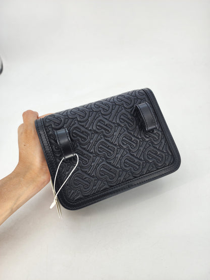Burberry Mini TB Quilted Crossbody Black