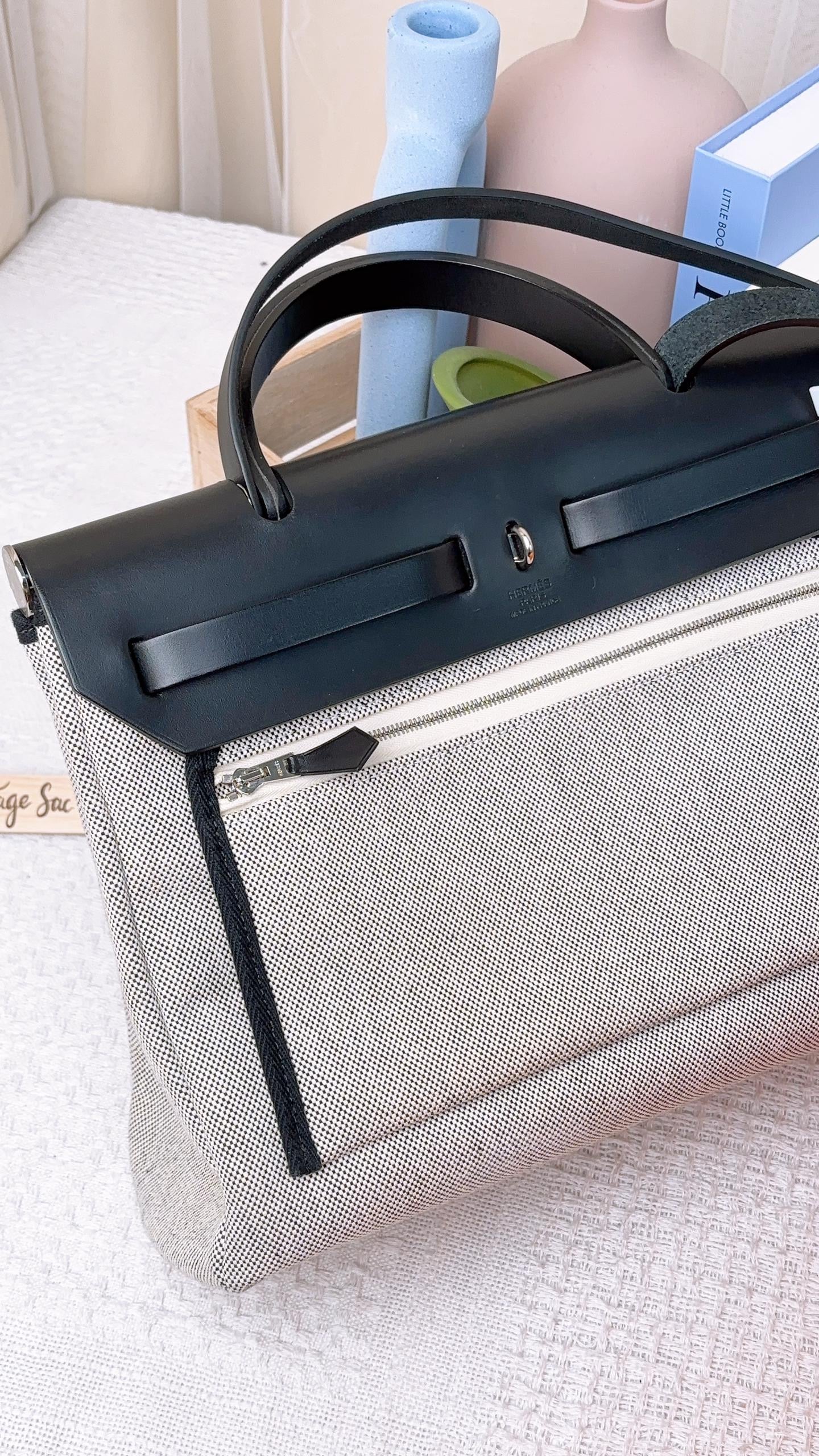 Hermès Black Pegase Pop Herbag 31 (PHW)