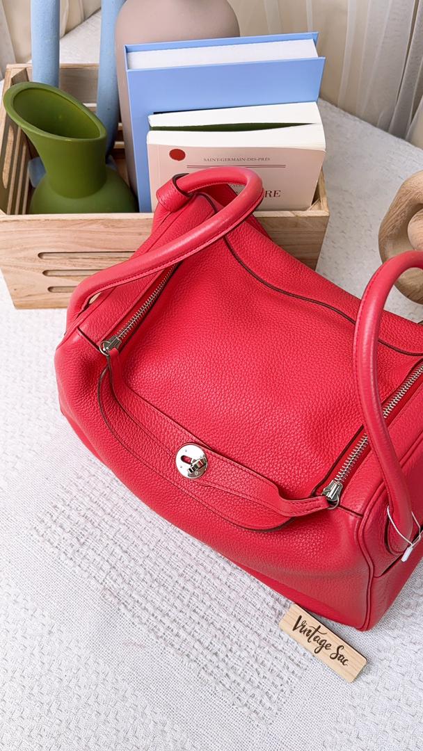 Hermes Pink Lindy 34 (PHW)