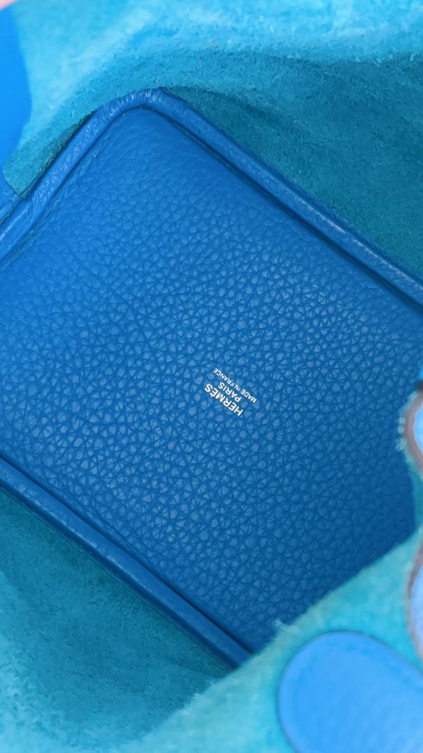 Hermes Blue Picotin 18 (Phw)