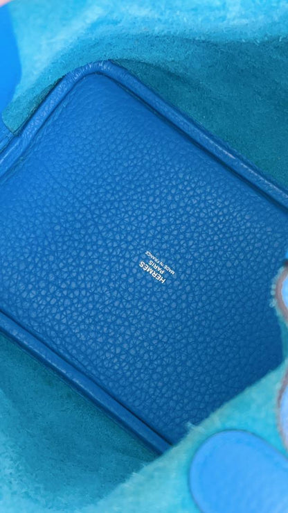 Hermes Blue Picotin 18 (Phw)