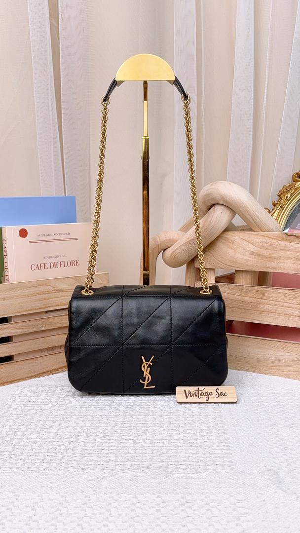 YSL Black Lambskin Mini Jamie 4.3 (GHW)
