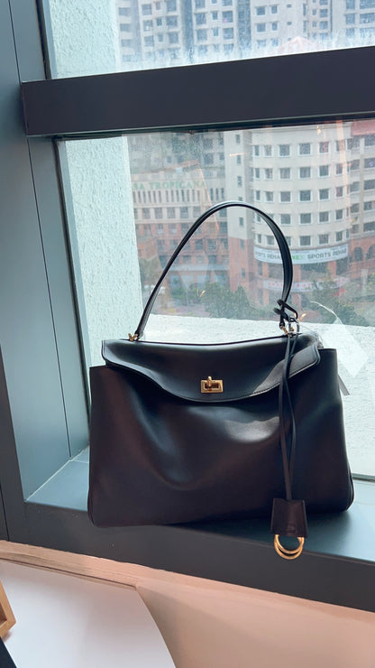 Balenciaga Dark Brown Rodeo MM