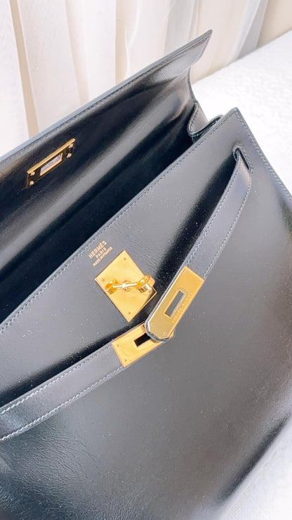 Hermes Black Box Kelly 32 (GHW)