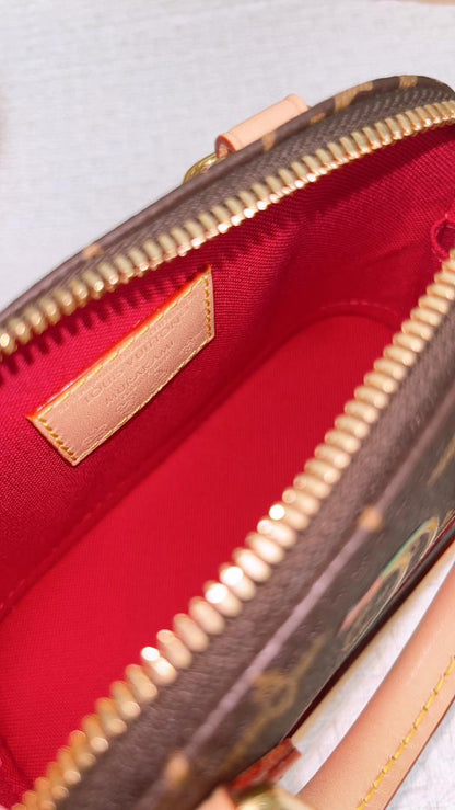 LV Monogram Nano Alma Cerise