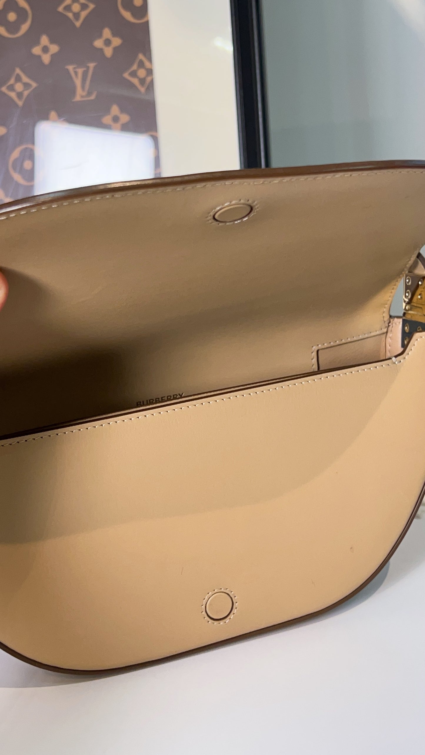 Burberry Beige Olympia Shoulder Bag